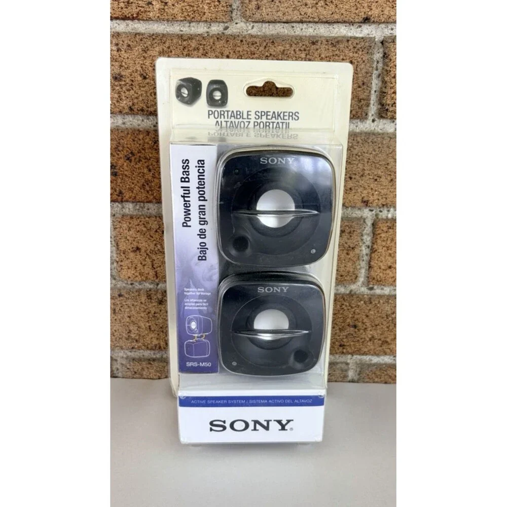 NEW old stock Sony Portable Speaker System SRS-M50 (Sealed)